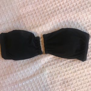 Black Bandeau Swimsuit Top